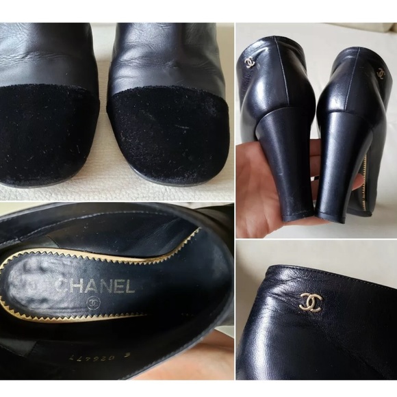 🛑SOLD🛑 Chanel Leather Booties fits US Size 8 - Picture 8 of 8